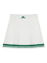 J.LINDEBERG 23SS WOMEN FRIDA STRIPE KNITTED SKIRT WHITE